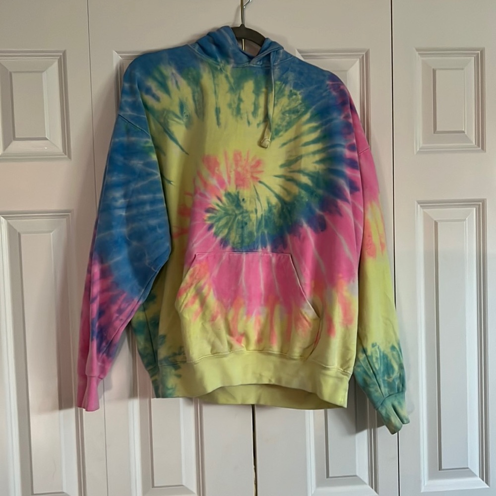 Color tone oversized hoodie